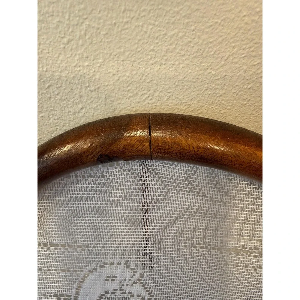 Vintage Swan Lace Wall Hanging - Picture 10 of 17